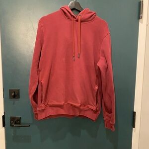 Mack Weldon Dusty Brick Red Crewneck Hoodie